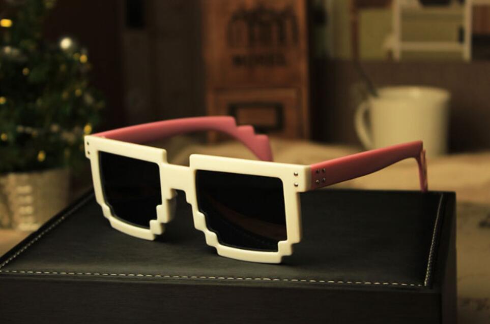 Sunglasses Men Pixel Mosaic Style